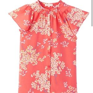 Rebecca Taylor Phlox Floral Blouse - 4